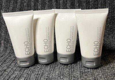 LOT OF 4 Echo by Davidoff After Shave Balm 1.7oz for Men
