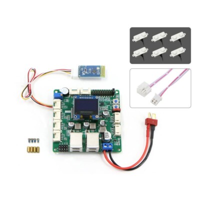 C63A Brushless Motor Version Robot Control Board + 6 Ultrasonic Modules