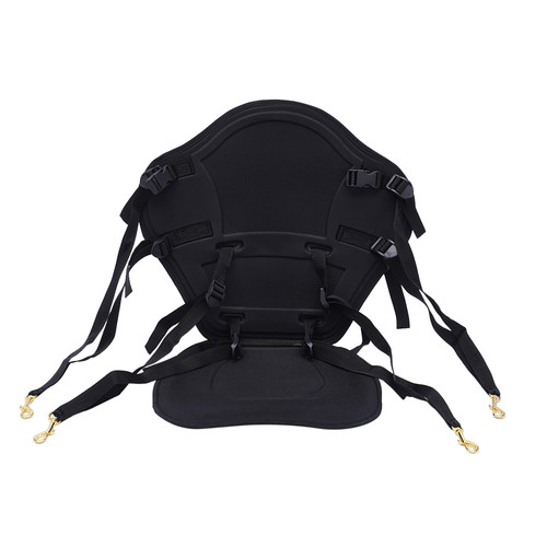 Padded Deluxe Kayak Seat Detachable Backpack Bag Back Canoe Backrest Adjustable