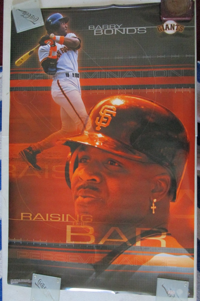 2001 Starline BARRY BONDS Baseball Poster ~ San Francisco GIants