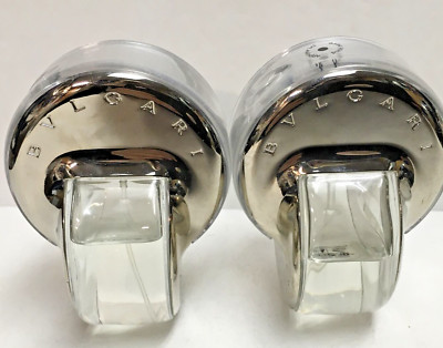 Lot of 2 Bvlgari OMNIA CRYSTALLINE 2.2 oz(( LOW FILL EDT AS SHOWN, NO BOX))
