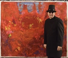 Mark Little original ￼Canvas painting￼ 72” X 60”Abstract,Modern,XL,6ft.X5ft.