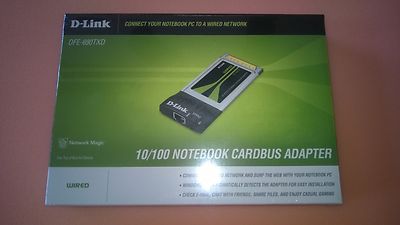 New D-Link DFE-690TXD 10/100Mbps Notebook Cardbus Adapter