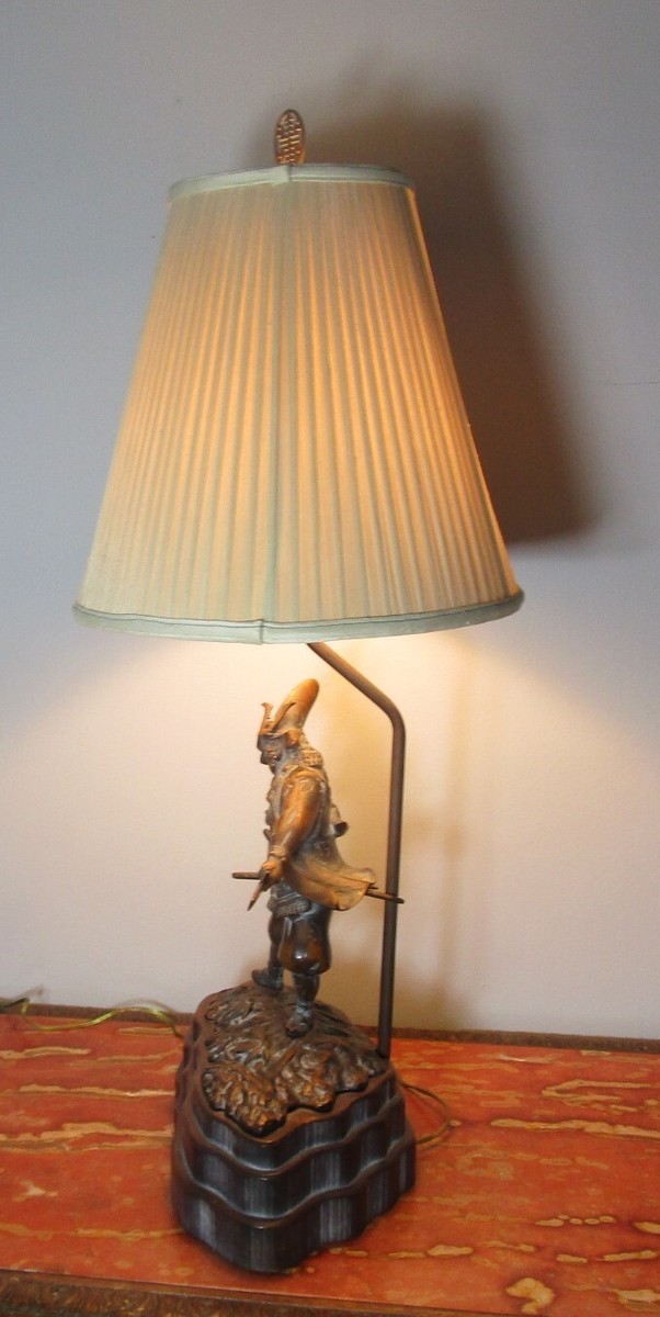 ほくちく　USAアンティーク　FREDERICK COOPER 真鍮 Frederick Cooper Chicago Crystal Lamp w/ Original Final