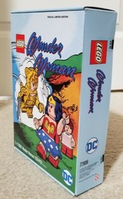 2020 DC FANDOME EXCLUSIVE WONDER WOMAN LEGO SET 77906 CHEETAH SDCC SEALED