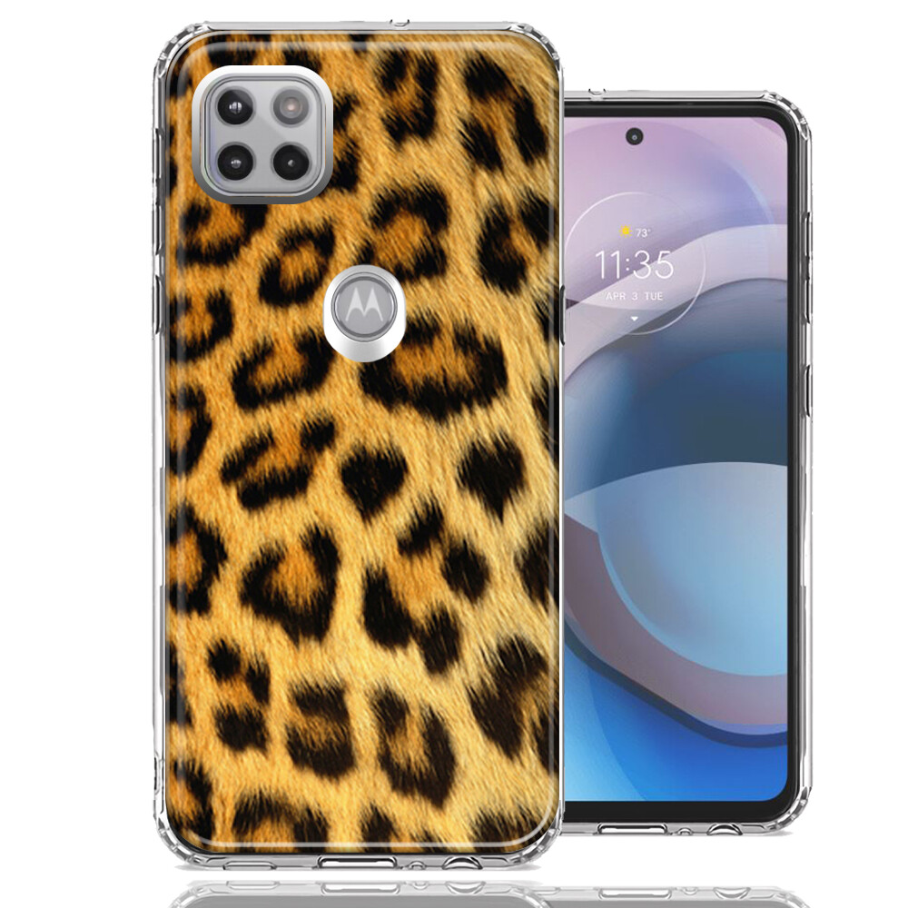 For Motorola One 5G Ace Classic Leopard Case