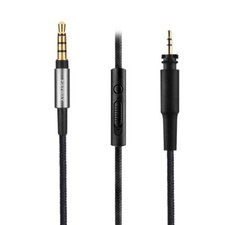 Cavo audio in nylon 6,5 piedi/200 cm con microfono per cuffie Shure SRH840A SRH440A
