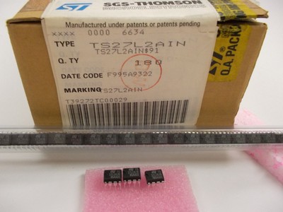 5 pieces TS27L2AIN PRECISION VERY LOW POWER CMOS DUAL OPAMP TLC27L2 NEW ~