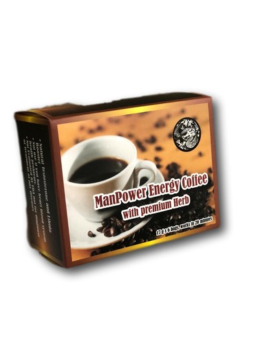 ManPower Energy Enhancement Instant Coffee 12 bags Free Shipping - 第 2/7 張圖片