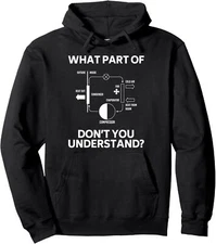 What Part Don't You Understand Funny HVAC Tech Unisex Hooded Sweatshirt