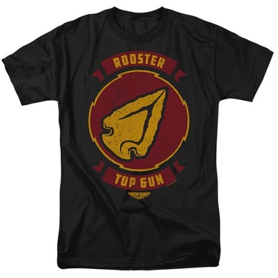 Top Gun Maverick Rooster Funkrufzeichen T-Shirt Unisex Schwarz