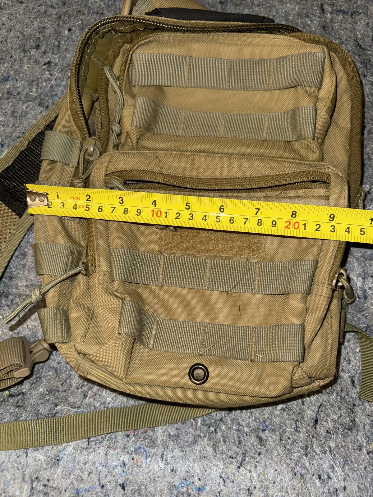 Red Rock Outdoor Gear Tactical Sling Pack Small Bag Coyote Brown MOLLE EDC