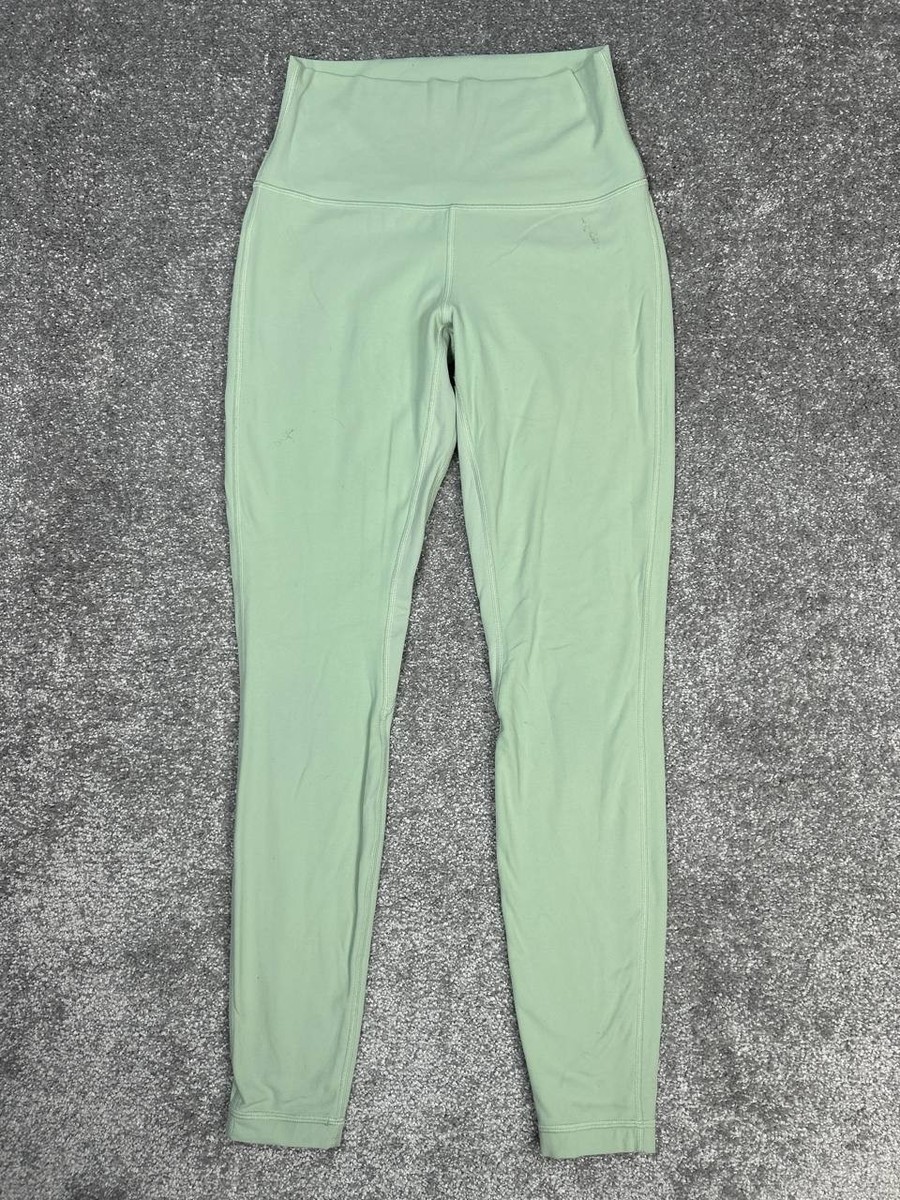 Lululemon Align Leggings Womens Green Stretch Mid Rise Yoga Workout
