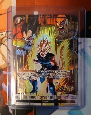 Dragon Ball Super Card Game TCG FS09-17 Burning Power Of Instinct Alt Art
