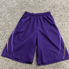 Nike Boys Kobe Basketball Shorts Court Purple Gold 588701-548 Mamba Size XL