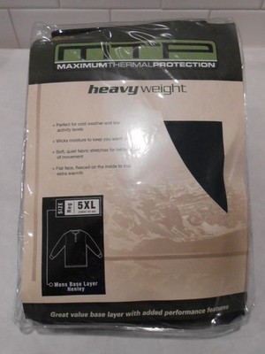 Cabela's MTP Heavy Weight 2 Button Top Base Layer Thermal Underwear 5XL NOS  fr