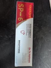 Super Probiotic-6 Toothpaste, 2 PCK Yayashi SP-6 Brightening Toothpaste, New