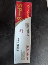 Super Probiotic-6 Toothpaste, 2 PCK Yayashi SP-6 Brightening Toothpaste, New
