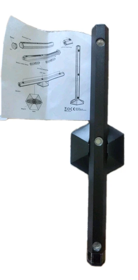 Unterbauleuchte/Standleuchte Stableuchte Nachtlicht Schwarz 3 LED Batterie  - Bild 2 von 2