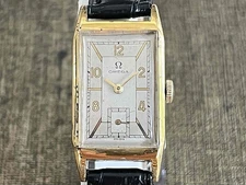 OMEGA Rectangular Silver Gray Dial Cal.T17 Manual Winding 20mm×30mm Men's watch