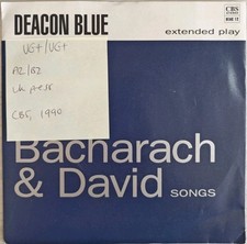 Deacon Blue Four Bacharach & David Songs Vinyl Record 7" VG+/VG+ DEAC12 1990