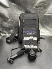 Fujifilm X-T10 Silver 16.3MP Mirrorless Digital Camera Kit 16-50mm f3.5-5.6 Lens