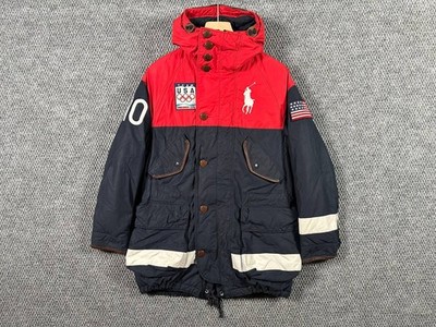 Polo Ralph Lauren Team USA Vancouver 2010 Olympic Down Parka Jacket Men´s S