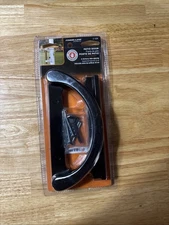 Prime-line Sliding glass Door Handle Set, 3-15/16 in., Diecast, Black #C 1224