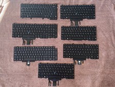 7x klawiatury do laptopów Dell - angielskie i zagraniczne