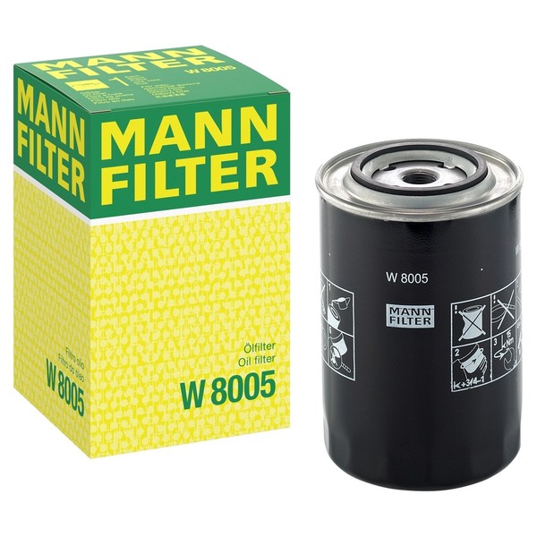 Original Mann-Filter ÖLfilter Oelfilter W 8005 Oil Filter-image