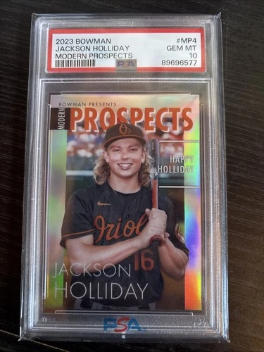 2023 Bowman - Modern Prospects Jackson Holliday #MP-4 (RC) - PSA 10
