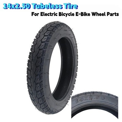 14x2.50 (64-254) Tubeless Tires Pneumatic For 14'' Electric Scooter Wheels parts