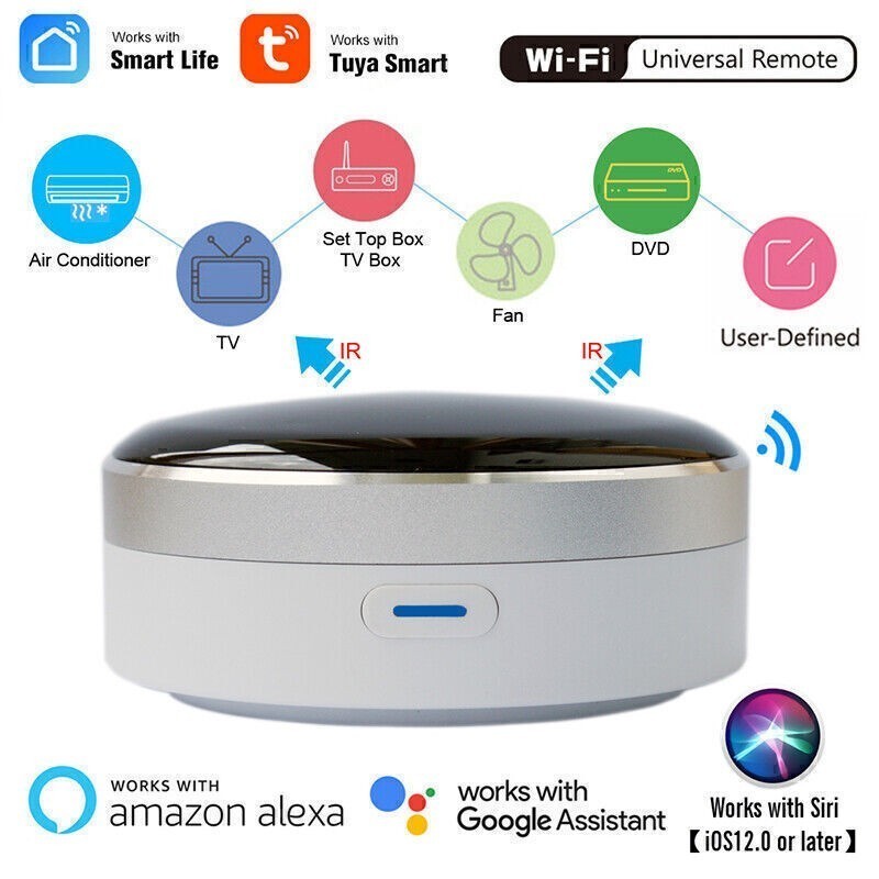 Universal Home Infrared IR Smart Remote Control WiFi Hub Works with for Google
