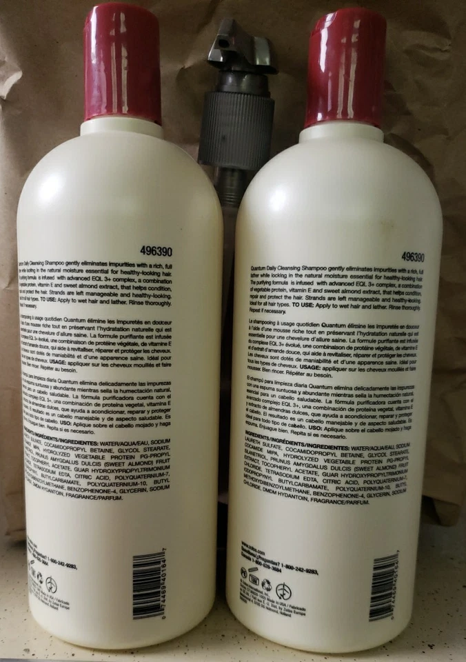 RARO - Champú Quantum Daily Cleanse, 32oz Lote de 2 con una bomba Foto 2 de 4