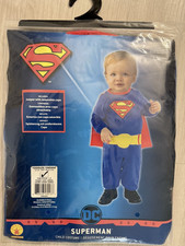 Rubies Toddler Enfant SUPERMAN Halloween Costume Size 2-4T years 2-4