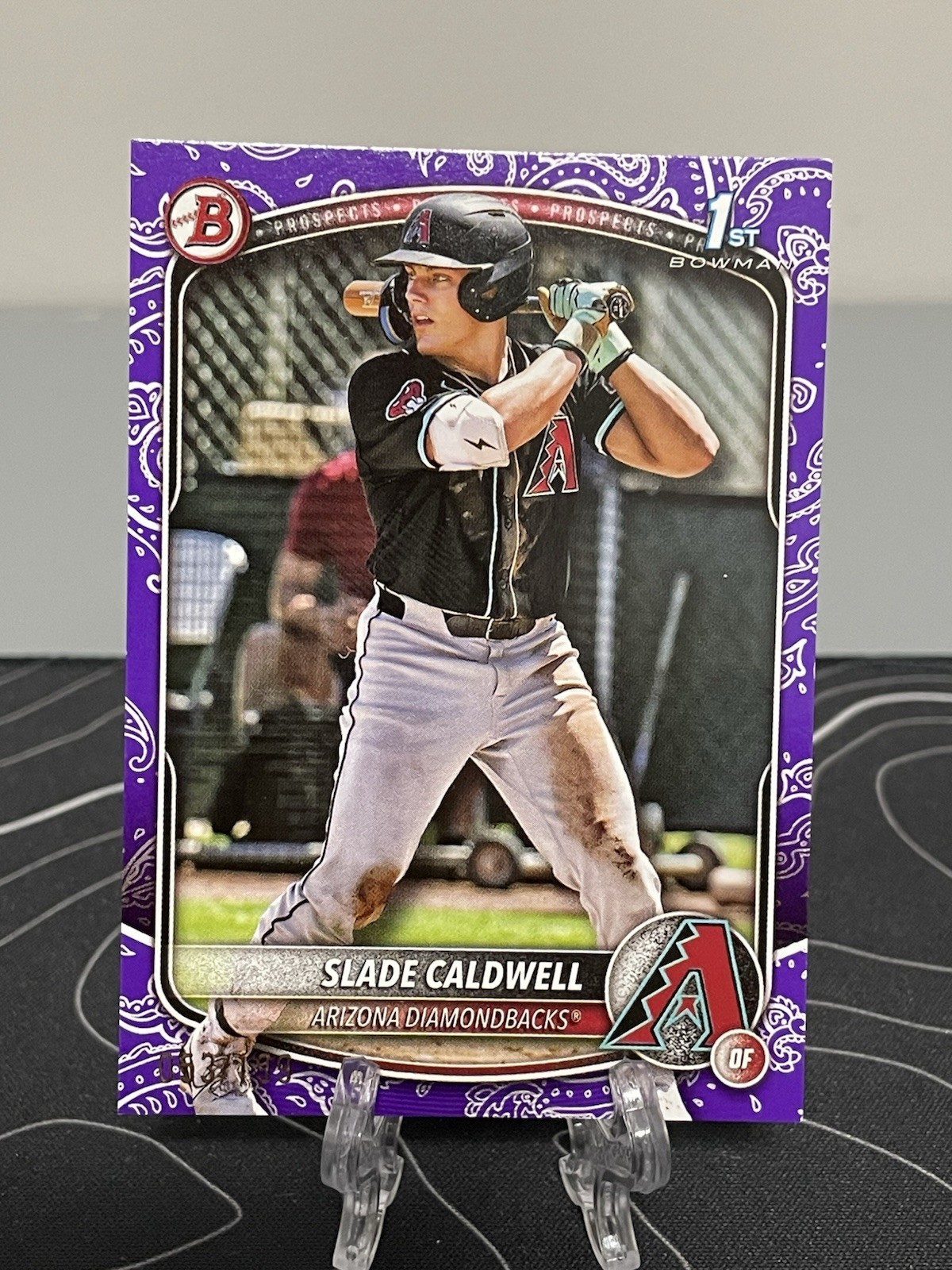 🔥Slade Caldwell 2025 Bowman 1st Purple Pattern Parallel #053/199 Diamondbacks🔥