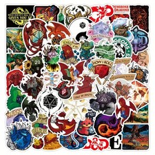D&D Dungeons and Dragons Random Sticker lot of 10