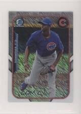 2015 Bowman The Farm's Finest Chrome Mini Shimmer Refractor Carl Edwards Jr 3d6