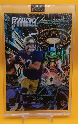 2026 Wild Card Atom Punk Mammoth 1/1 C J Carr Notre Dame Fighting Irish Atompunk