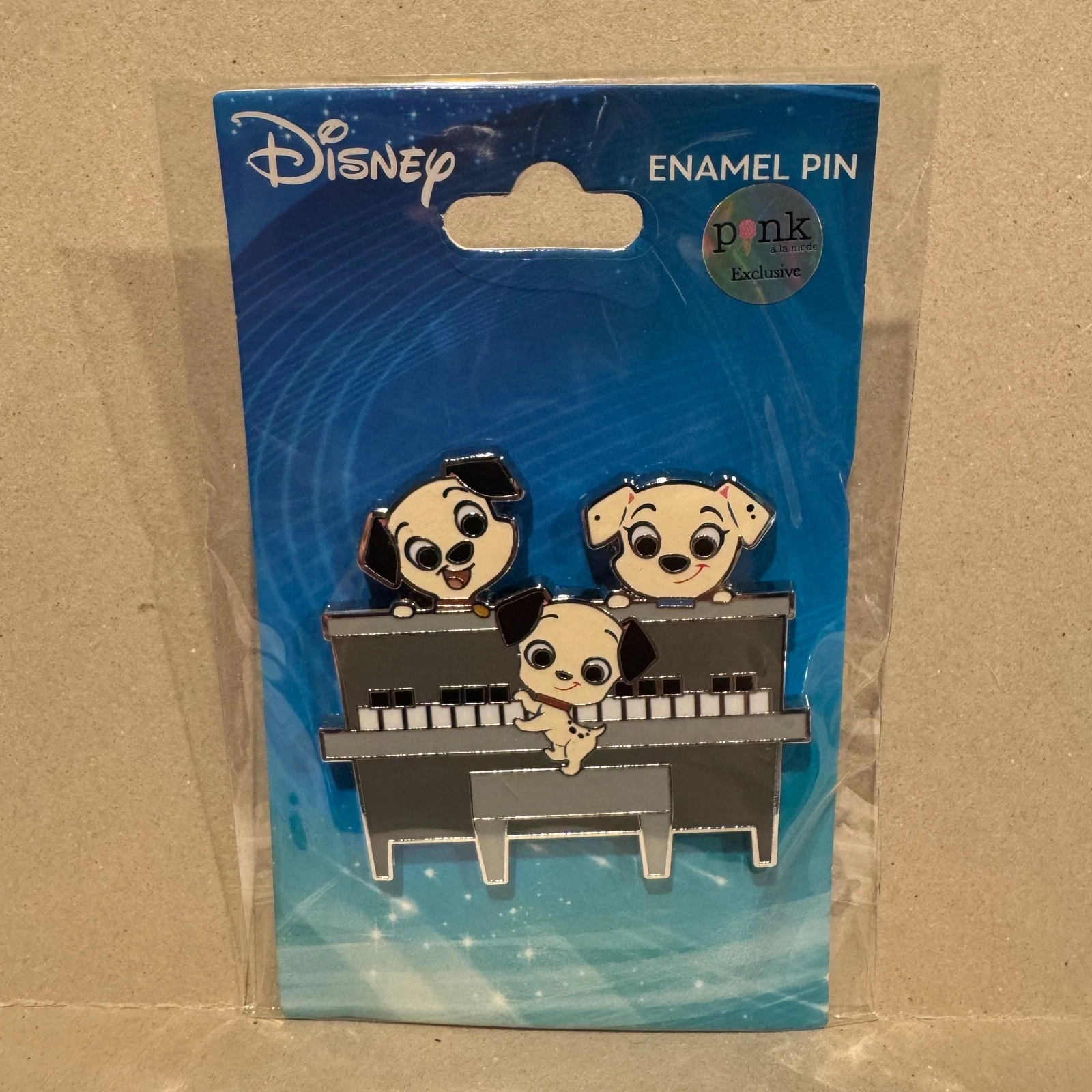 101 Dalmatians Piano Disney Trading Pin PALM Pink a la Mode