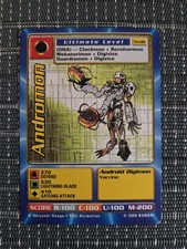 Vintage Digimon CCG Taco Bell Promo Card Andromon TB-08