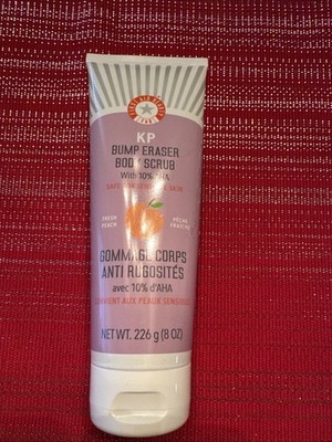 NEW SEALED First Aid Beauty FRESH PEACH KP Bump Eraser Body Scrub 8 Oz