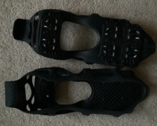 All-Terrain Black Snow Shoes/crampons (Lightweight Non-Slip) UK Size Small