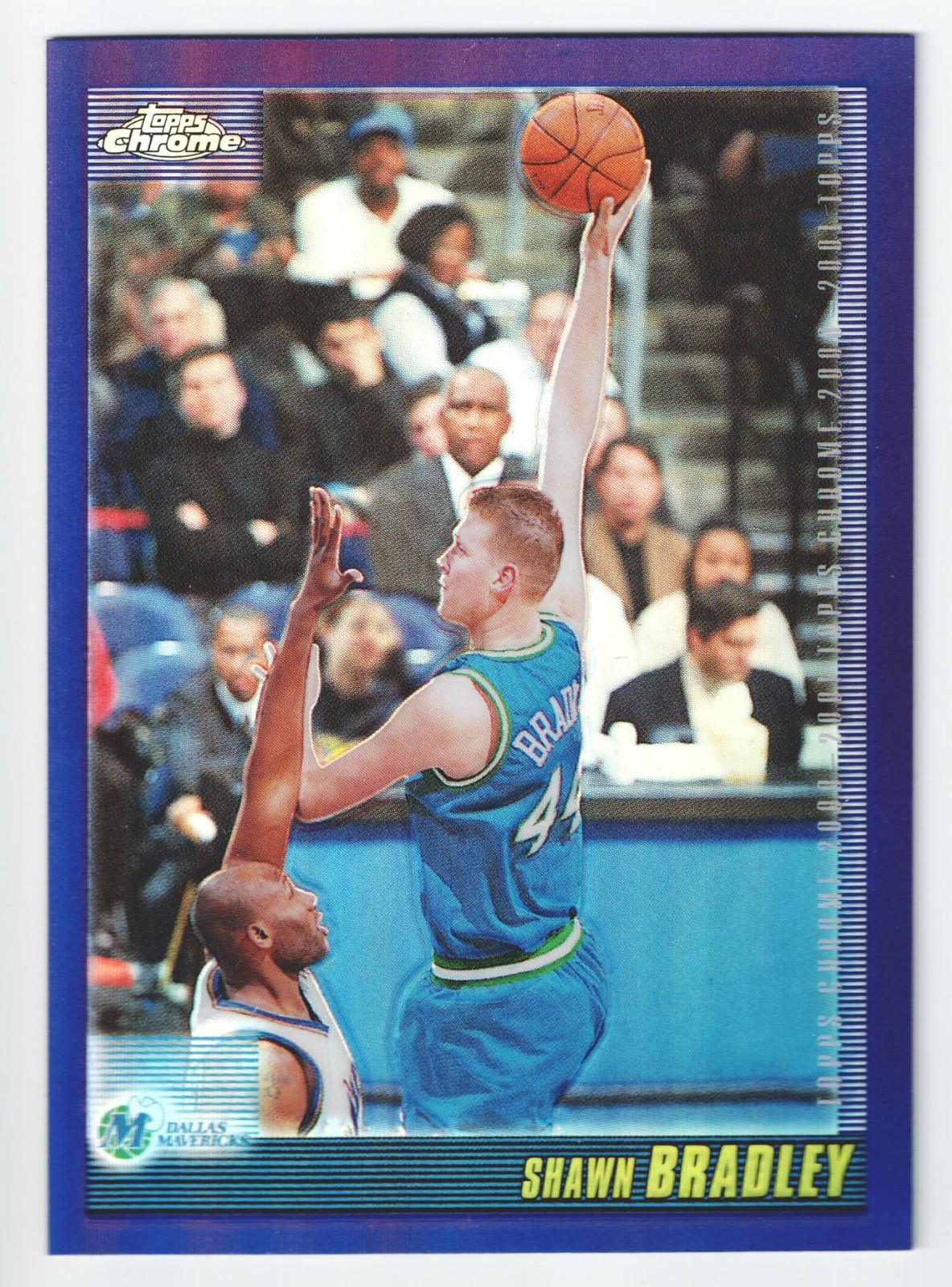 Shawn Bradley #104 Basketball Cards 2000 Topps Chrome trading card — raw and PSA graded price guide