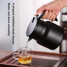 1000ml Separation Teapot Large Capacity Coffee Pot  for Office Use