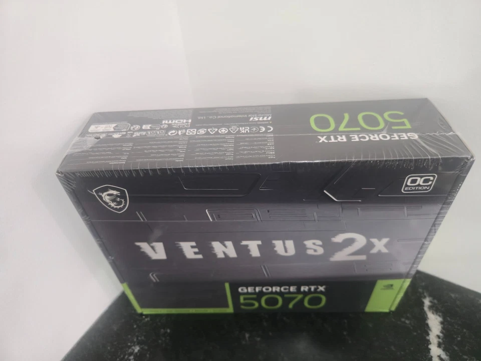 MSI NVIDIA GeForce RTX 5070 VENTUS 2X Overclocked Dual Fan 12GB GDDR7 PCIe 5.0 - Image 2 of 4