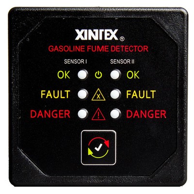 Fireboy-Xintex G-2B-R Gasoline Fume Detector with Dual Channel - 12/24V