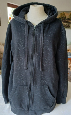 LIVERGY Kapuzen-Sweatjacke Gr. 52/54(L) Schwarz Meliert Herren
