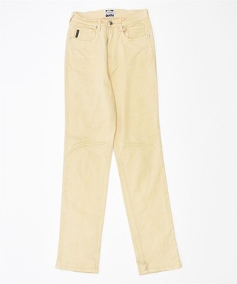 ICEBERG Damen Slim Freizeit Hose W28 L30 Beige Baumwolle PH27