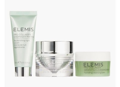 Elemis Ultra Smart Pro-Collagen Day Cream, Overnight matrix & cleansing balm set